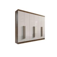 Imagem de Guarda Roupas Solteiro Da Vinci Plus 6Pts 100% Mdf Ddoro  Móveis - D'd