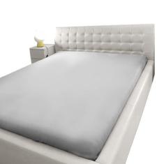 Imagem de Lençol Casal Queen Com Elástico 100% Algodão Extra Macio Liso Avulso -