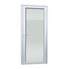 Imagem de Porta de PVC  216x70cm Com 1 vidro Temperado ITEC Brimak Branco