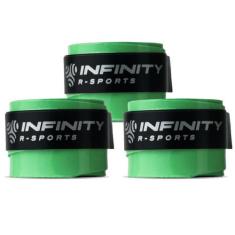 Imagem de Kit 3 Overgrip Infinity Beach Tennis Tênis Praia Colorido, Verde