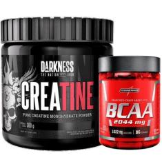 Imagem de Creatina 300g Darkness + Bcaa Amino 90 Caps Integralmedica, Sem.Sabor