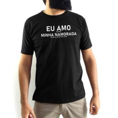 Imagem de Camiseta Masculina  Eu Amo Minha Namorada