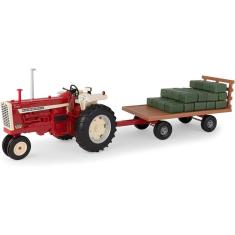 Imagem de Miniatura trator farm case ih 1206 de fenos E fardos 1/16