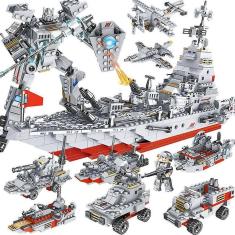 Imagem de Compatível Lego Red Sea Cruiser Pequena Partícula Montada Bui