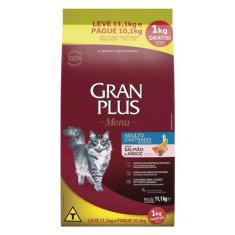 Imagem de Ração Granplus Menu Para Gatos Adultos Castrados Sabor Salmão E Arroz