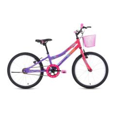 Imagem de Bicicleta Bixy Aro-20 Rosa Perola/Roxo