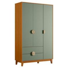 Imagem de Guarda Roupa Ipê 2 Cinamomo / Sálvia - Albatroz