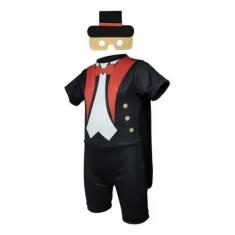 Imagem de Fantasia Roupa Mágico Infantil Máscara e Capa ( dos 12 meses aos 7 ano