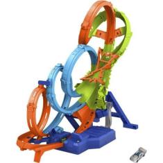 Imagem de Hot Wheels Pista Action Voltas e Colisões Desafiadoras - Mattel