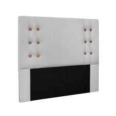 Imagem de Cabeceira Cama Box Casal 140 cm Genova Linho Grigio S04 - D`Rossi