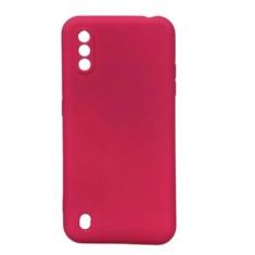 Imagem de Case Capinha Capa Galaxy Samsung A01 Silicone Aveludada Protetor De Câ