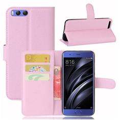 Imagem de Capa para Xiaomi Mi 6 Carteira de Couro Flip Capa para Xiaomi Mi 6 Capa de Proteção de Telefone Capa com Design Simplificado
