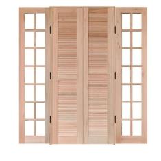 Imagem de Porta Balcão Mista Abrir Reto 1,40 X 2,10 Rodam Natural