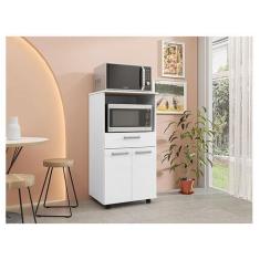 Imagem de Balcão Multiuso Ambiente Duetto Duplo Forno Branco Supremo - Kits Para