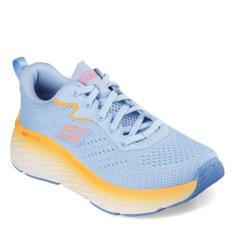 Imagem de Skechers Tênis feminino Max Cushion Elite 2.0 - Unbreakable, Azul/laranja, 35