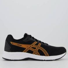 Imagem de Tênis Asics Raiden 4 Preto e Laranja