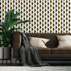 Imagem de Papel De Parede Adesivo Chevron Étnico 07055 0,58X3,00M