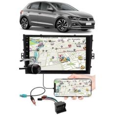 Imagem de Multimídia 9" Polegadas Vw Novo Polo Espelhamento USB Bluetooth + Chic