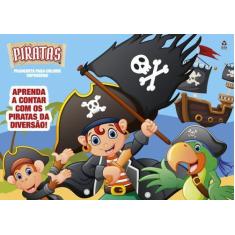 Imagem de Livro - Piratas - Prancheta para colorir - Supersérie
