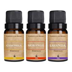 Imagem de Kit 3 Essências Aromatizador / Difusor Ambientes 10ml Cada