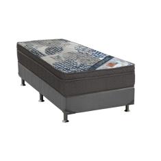 Imagem de Conjunto Box Solteiro: Colchão Molas Ortobom SuperPocket ISO Firme + Base CRC Suede Gray(78x188)