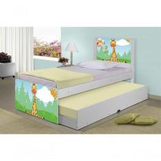 Imagem de Bicama Safari Girafa Com Colch es