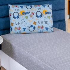 Imagem de Lençol Jogo De Cama Bouti Kids Solteiro 2 Peças Game - Sucadu