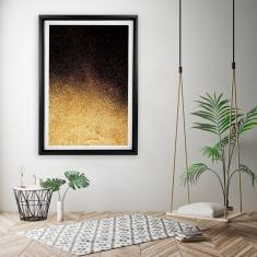 Imagem de Quadro Com Moldura Chanfrada Gold