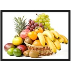 Imagem de Quadro Decorativo Frutas Cozinha Restaurantes Gourmet Decorações Com M