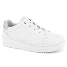 Imagem de Tênis Casual Feminino Branco Prata Ramarim 2391121-0015