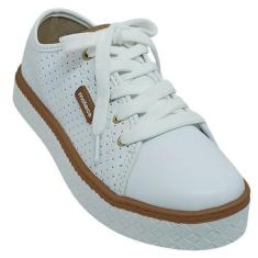 Imagem de Tênis Moleca Feminino Microperfuros Casual Leve E Confortável