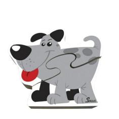 Imagem de Quebra Cabeça Vertical Baby Cachorro Brinquedo Educativo - Simque