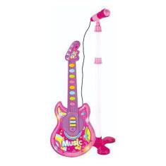 Imagem de Guitarra Com Microfone Pedestal Infantil - Importway