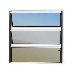 Imagem de Janela De Alum nio Basculante 60x40cm Vidro Espelhado Master