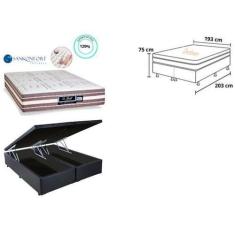 Imagem de Conjunto Casal King C/ Colchão Sankonfort Le Griff + Cama Box Baú  Bli