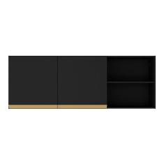 Imagem de Armário De Cozinha Aéreo 150cm Gb Mp3741 Preto