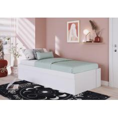 Imagem de Cama Box Articulável Solteiro 90 Istambul Branco Art In Móveis