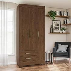 Imagem de Guarda-roupa Solteiro 3 Portas 2 Gavetas Alvorada Henn