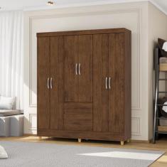 Imagem de Guarda-Roupa Solteiro Panama 6 Portas - Vila Rica