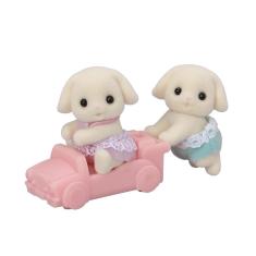 Imagem de Bonecas colecionáveis Calico Critters Flora Rabbit Twins