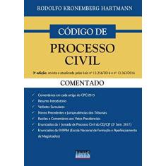 Imagem de Código de Processo Civil. Comentado - Rodolfo Hartmann - 9788576269724