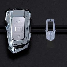 Imagem de TPHJRM Porta-chaves para carro em liga de zinco, capa para chave, adequado para Hyundai IX20 I30 IX35 I40 Ix25 Tucson Verna Sonata Porta-chaves para carro
