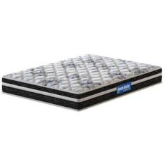 Imagem de Colchão Queen Size Probel Guarda Costas Premium Hiper Firme Espuma D20, 28 e 40 22x158x198cm - Branco/Preto