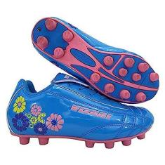Imagem de Vizari Sapato de futebol Blossom FG para bebês/crianças pequenas | Couro sintético, lavável na máquina, gráficos exclusivos, design confortável, sola de borracha durável (bebê/criança pequena),