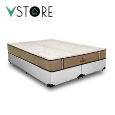Imagem de Cama Box King Bravus + Colchão Madrid D33 Mola Ensacada 193X203x66cm V