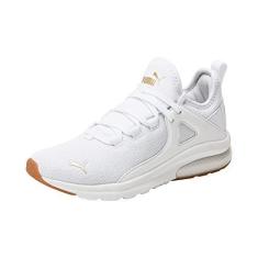 Imagem de PUMA Tênis masculino Electron 2.0, Lush PUMA White Puma Team dourado, 41