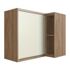 Imagem de Armário Aéreo De Canto Reto De Cozinha Herval Ten, 100% Mdf Com 1 Port