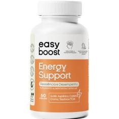Imagem de Energy Support Easy Boost, Cafeína Taurina Tcm Cromo 60 Caps