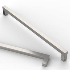 Imagem de Asidrama Pacote com 10 puxadores de armário de cozinha de níquel acetinado escovado, puxadores de armário de cozinha de aço inoxidável, ferragens de armário de cozinha para puxadores de gaveta de