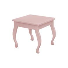 Imagem de Banqueta Decorativa sem Almofada Leona Mdf Rose